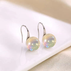 925 Silver Korean Style Pearl Stud Earrings for Women