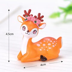 Cute Cartoon Miniature Animal Decoration - Resin Gift