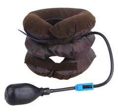Thick Inflatable Neck Traction Device for Home Use