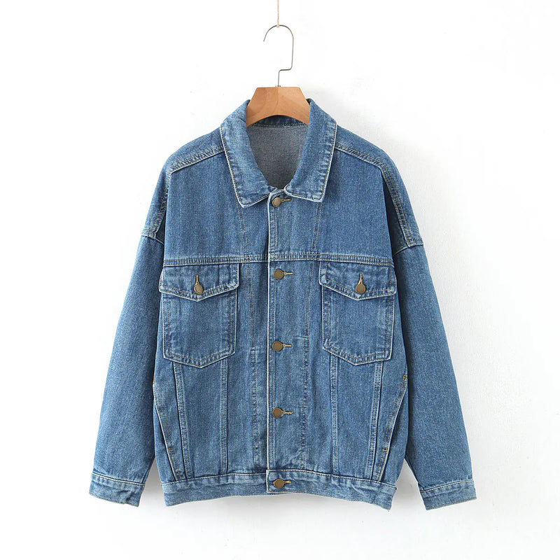 2020 Summer Loose Fit Denim Jacket for Women