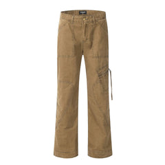 High Street Loose Fit Casual Wide-Leg Pants