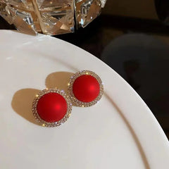 925 Silver Korean Style Pearl Stud Earrings for Women