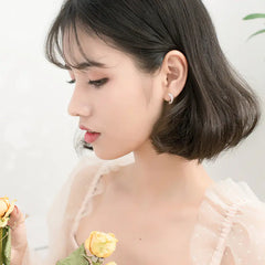 S925 Silver Minimalist Leaf Earrings and Accessories