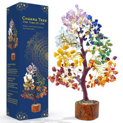 Tree of Life Crystal Tree with Healing Crystals. Great 7 Chakra Decor Crystal Gifts and Spiritual Gifts Chakra Tree. A Perfect Healing Gifts for Women