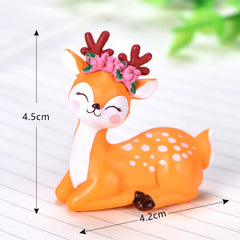 Cute Cartoon Miniature Animal Decoration - Resin Gift