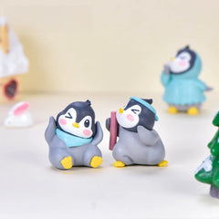 Cute Penguin DIY Miniature Landscape Decoration (PVC)