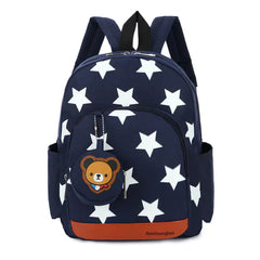 Lightweight Star Print Kindergarten Backpack for Kids