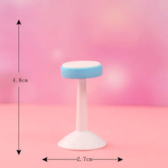 Cute Girl Stool Micro Landscape DIY Decoration Figurine
