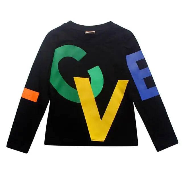 Boys' Long-Sleeved T-Shirt for Autumn Seasons