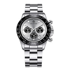 Men's Waterproof Luminous Multifunctional Steel Watch