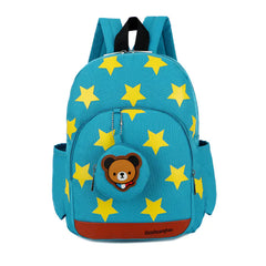Lightweight Star Print Kindergarten Backpack for Kids