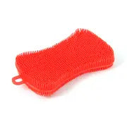 Silicone Double-Sided Dish Sponge for Kitchen Cleaning