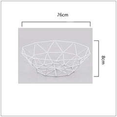 Metal Fruit Basket, Iron Fruit Plate