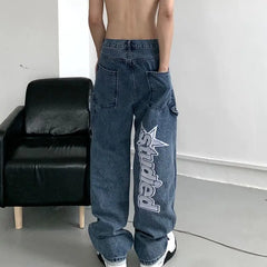 High-Rise Loose-Fitting Straight-Leg Jeans for Women