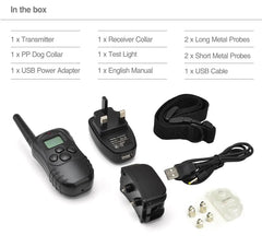 Dog Training Collar with Bark Control and Shock Feature