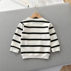 Striped Long-Sleeved T-Shirt for Boys - Autumn Style