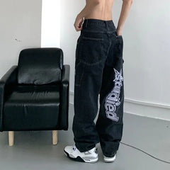 High-Rise Loose-Fitting Straight-Leg Jeans for Women