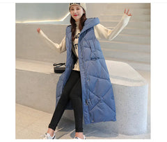Women's Thickened Mid-Length Down Vest Jacket