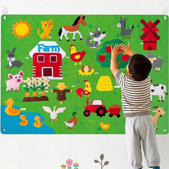 Kids' 3D DIY Felt Activity Set – Early Learning Game