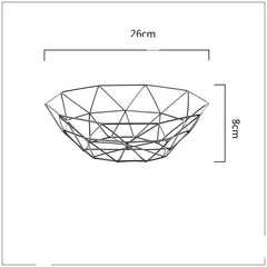 Metal Fruit Basket, Iron Fruit Plate