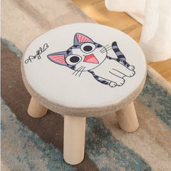 Stylish Creative Wooden Stool for Kids and Living Room