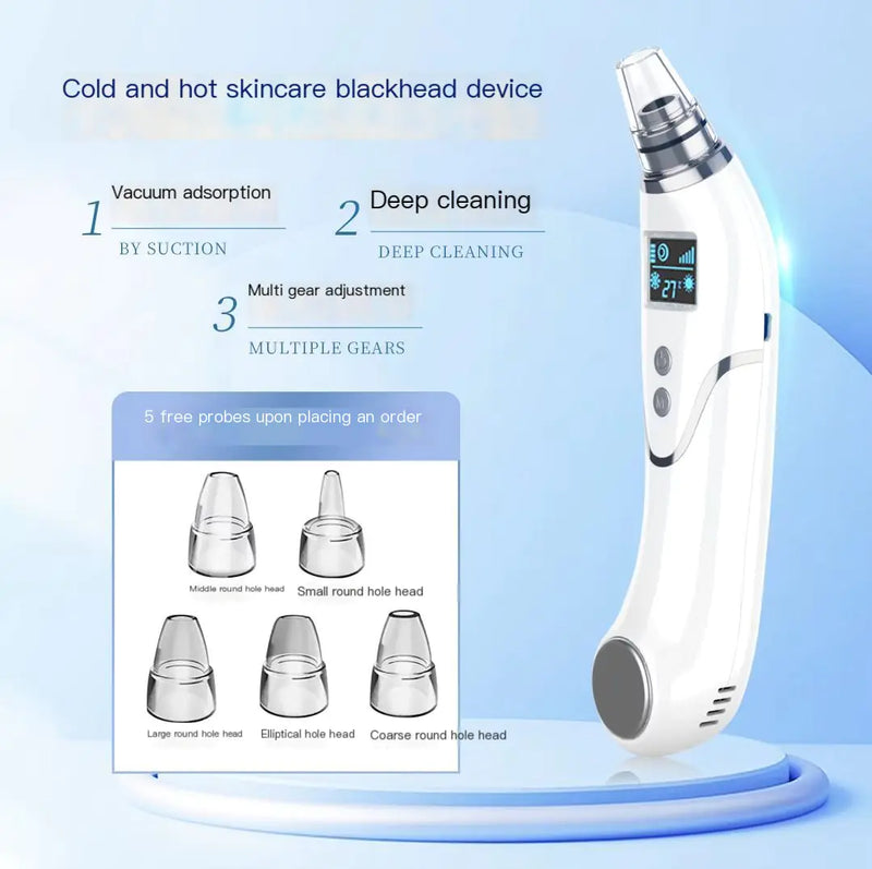 Electric Blackhead Remover for Home Use and Pore Cleanser