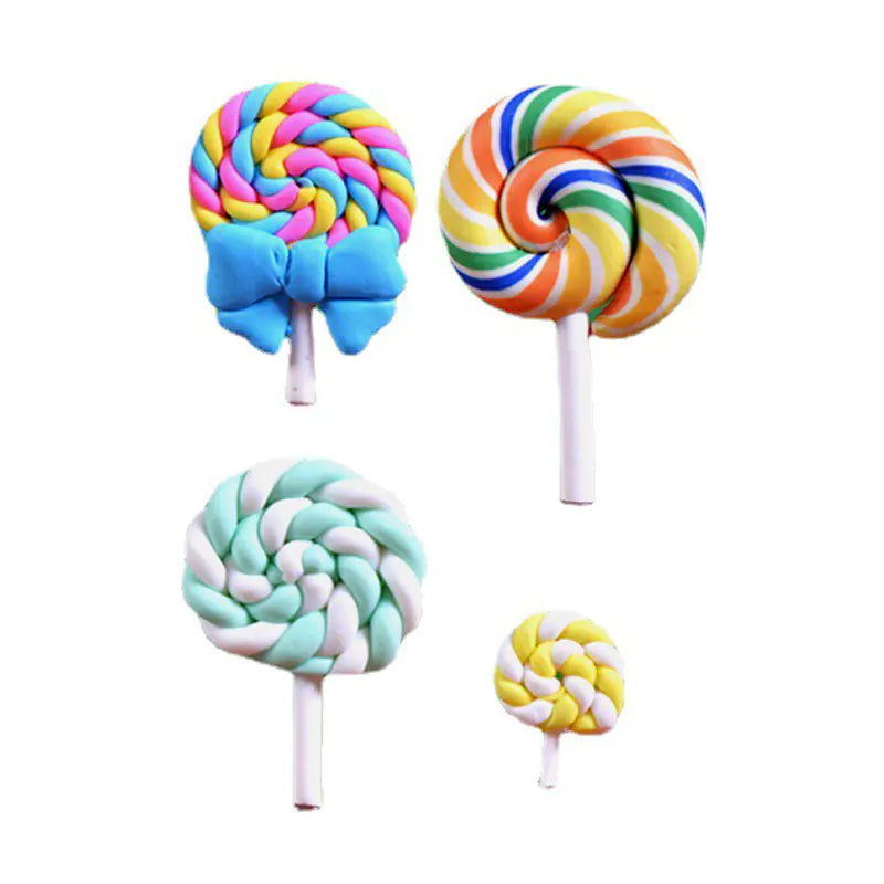 Floral Garden Moss Micro Landscape DIY Lollipop Decor