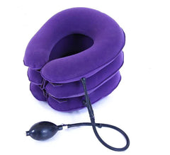 Thick Inflatable Neck Traction Device for Home Use