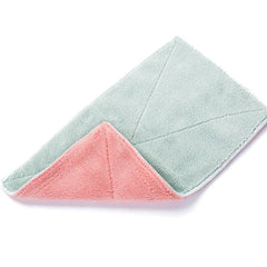 Thick Double-Sided Absorbent Dishcloth for Kitchen