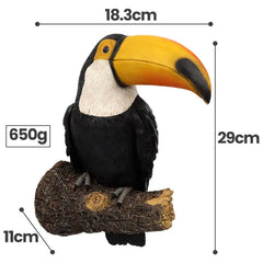 Bird Figurine Tree Hugger Hanging Resin Garden Decor