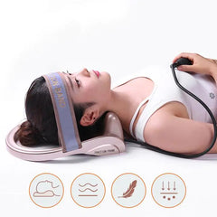 Manual Neck Traction Device for Home Use and Massage