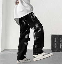 Trendy Brand Men's Loose Fit Thin Straight Jeans