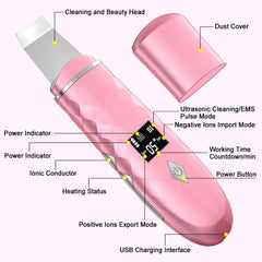 LCD Blackhead Remover and Facial Cleansing Device