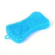 Silicone Double-Sided Dish Sponge for Kitchen Cleaning