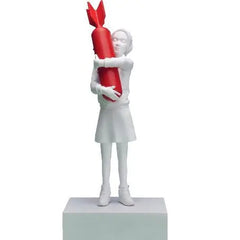 Modern Art Resin Statue - Bomb Hugger Desk Decor