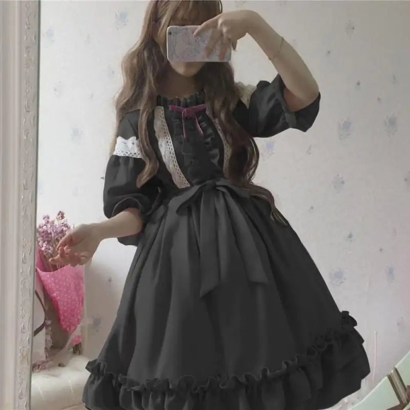 Soft Girl Lolita Skirt and Dress Combo