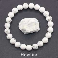 Rose Stone Amazonite Tiger Eye 8mm Beaded Bracelet
