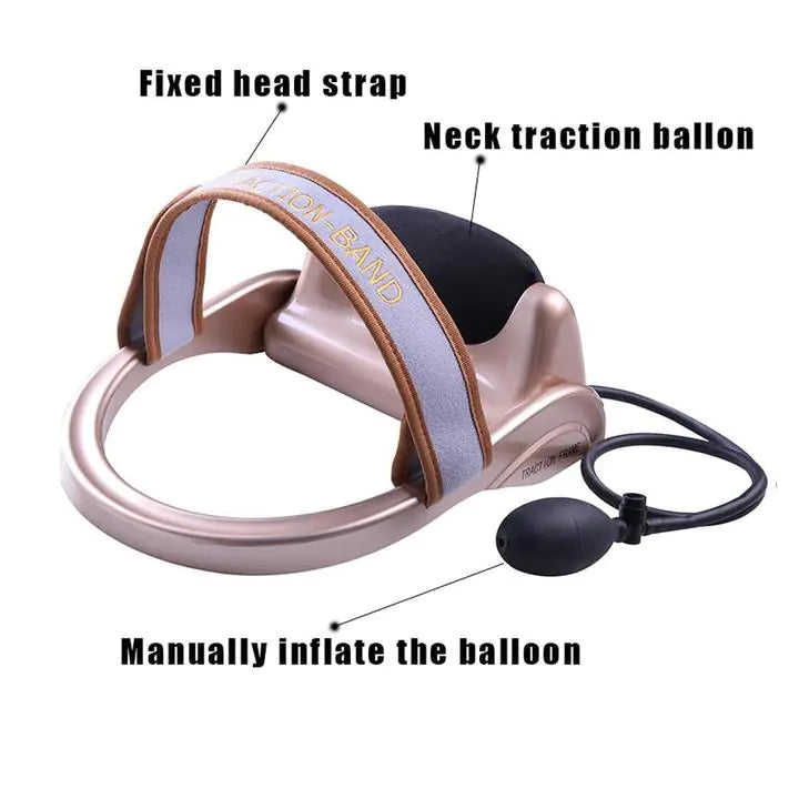 Manual Neck Traction Device for Home Use and Massage