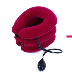 Thick Inflatable Neck Traction Device for Home Use