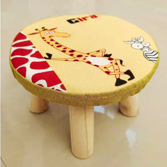 Stylish Creative Wooden Stool for Kids and Living Room