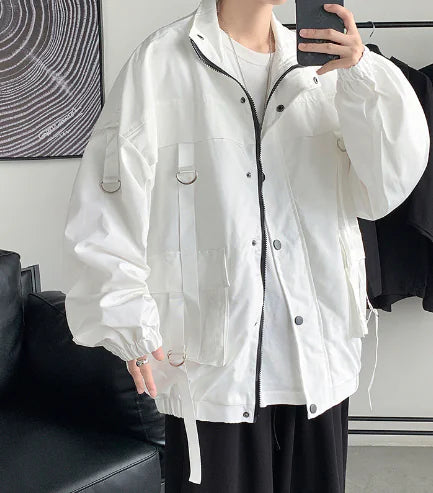 Couple's Casual Work Jacket - Loose Fit for Men