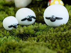 Sheep Family Moss Micro Landscape Decor Zakka Figurine