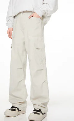 Loose High Waist Wide Leg Casual Pants