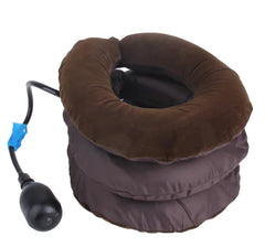 Thick Inflatable Neck Traction Device for Home Use