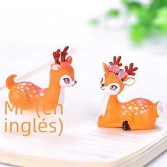 Cute Cartoon Miniature Animal Decoration - Resin Gift