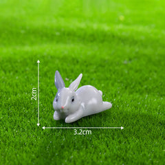 Creative Cute Rabbit Moss Micro Landscape Decor (Desk Ornament)
