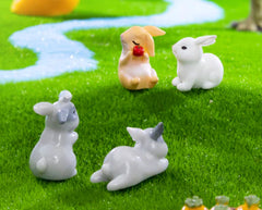 Creative Cute Rabbit Moss Micro Landscape Decor (Desk Ornament)