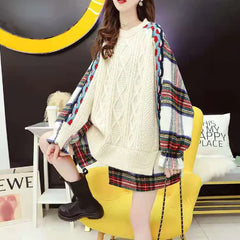 Loose Lazy Style Pullover Sweater Fashion Top