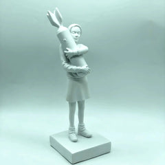 Modern Art Resin Statue - Bomb Hugger Desk Decor