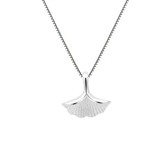 S925 Silver Ginkgo Leaf Necklace for Women (Custom Order)